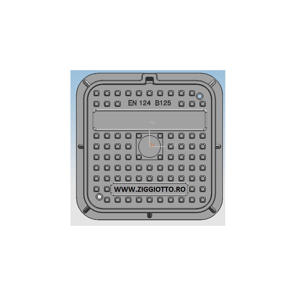 Capac compozit SMC B125 – util 315 mm