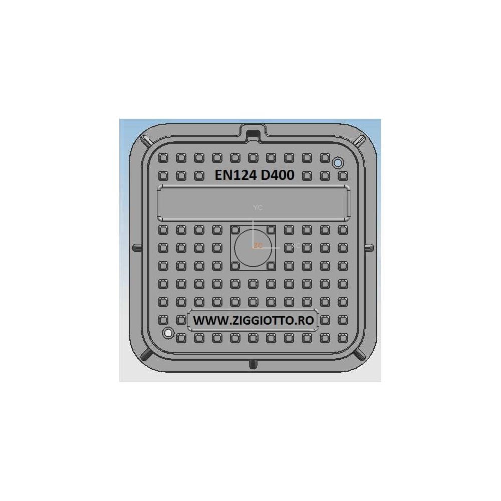 Capac compozit SMC D400 – util 315 mm